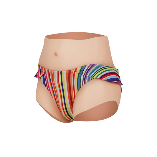VMOPEOT Silicone Hip Enhancer Pants for Crossdressers,Crossdressing Hiding Gaff Panty, Transgender Dragqueen Cosplay