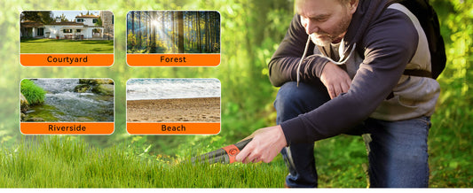 High Sensitivity Handheld Metal Detector, Waterproof & Portable, Medium-Sized for Treasure Hunting, Beach Exploration, Archaeology, and Security Checks, Pinpointer Included for Accurate Detection