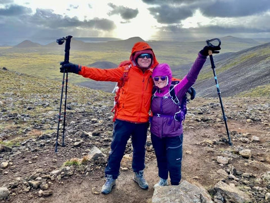 Premium Adjustable Hiking Trekking Poles – Lightweight Aluminum, Collapsible, with Anti-Shock Technology for Outdoor Adventures