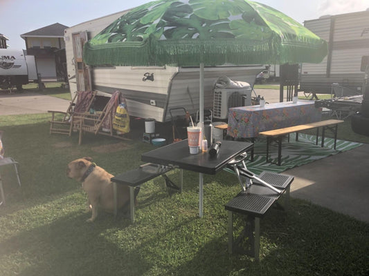 Portable Outdoor Folding Picnic Table with Seats | Lightweight & Durable | Perfect for Camping, Parks, BBQs, and the Beach