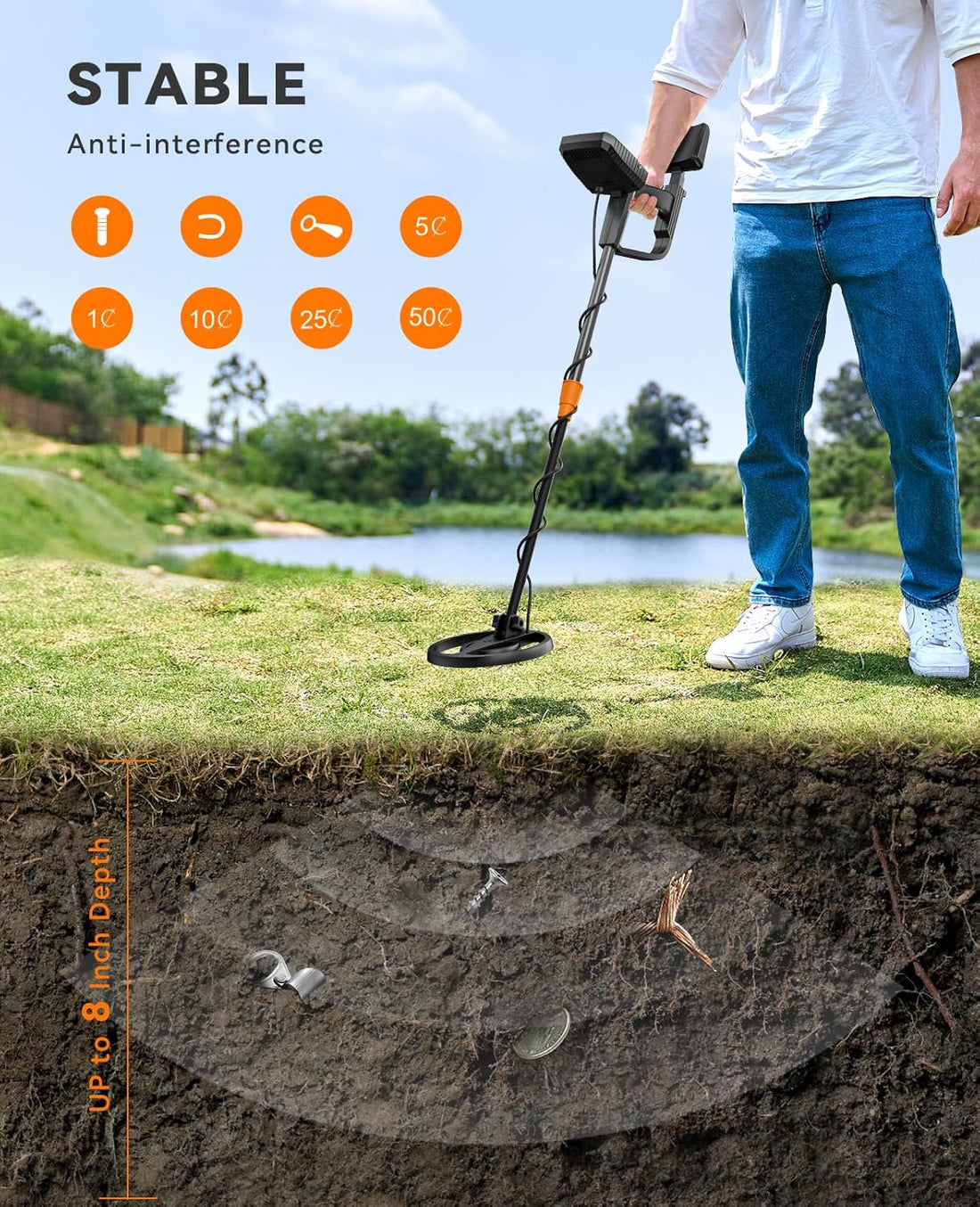 Discover Hidden Treasures with a High-Precision Metal Detector