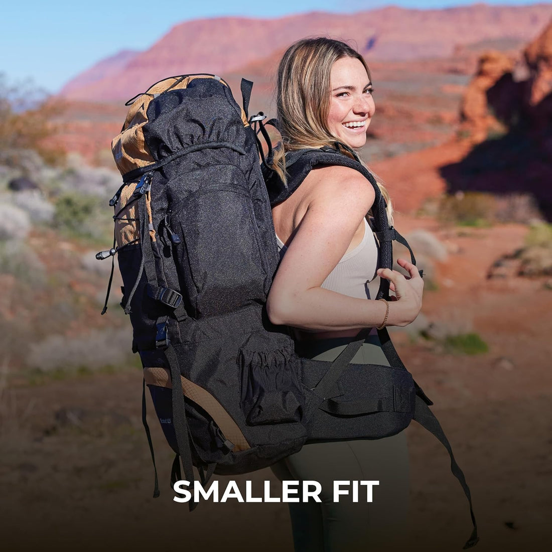 TETON Sports Internal Frame Hiking Backpack - 65L, Waterproof, Adjustable, Lightweight, with Multiple Compartments for Camping & Outdoor Adventures