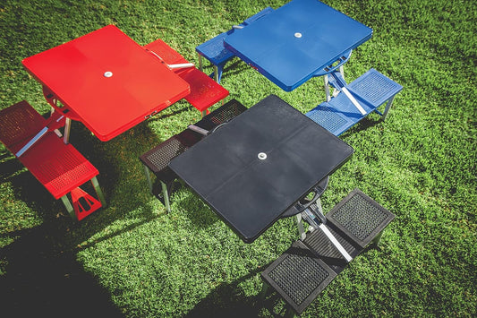 Portable Outdoor Folding Picnic Table with Seats | Lightweight & Durable | Perfect for Camping, Parks, BBQs, and the Beach