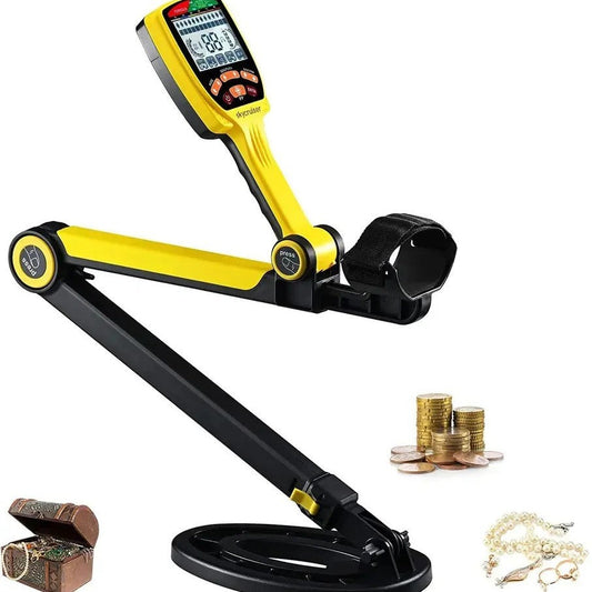 Explore the Unknown: Choose the LOLARAN Medium-Sized Foldable Metal Detector for Outdoor Adventures and Treasure Hunting