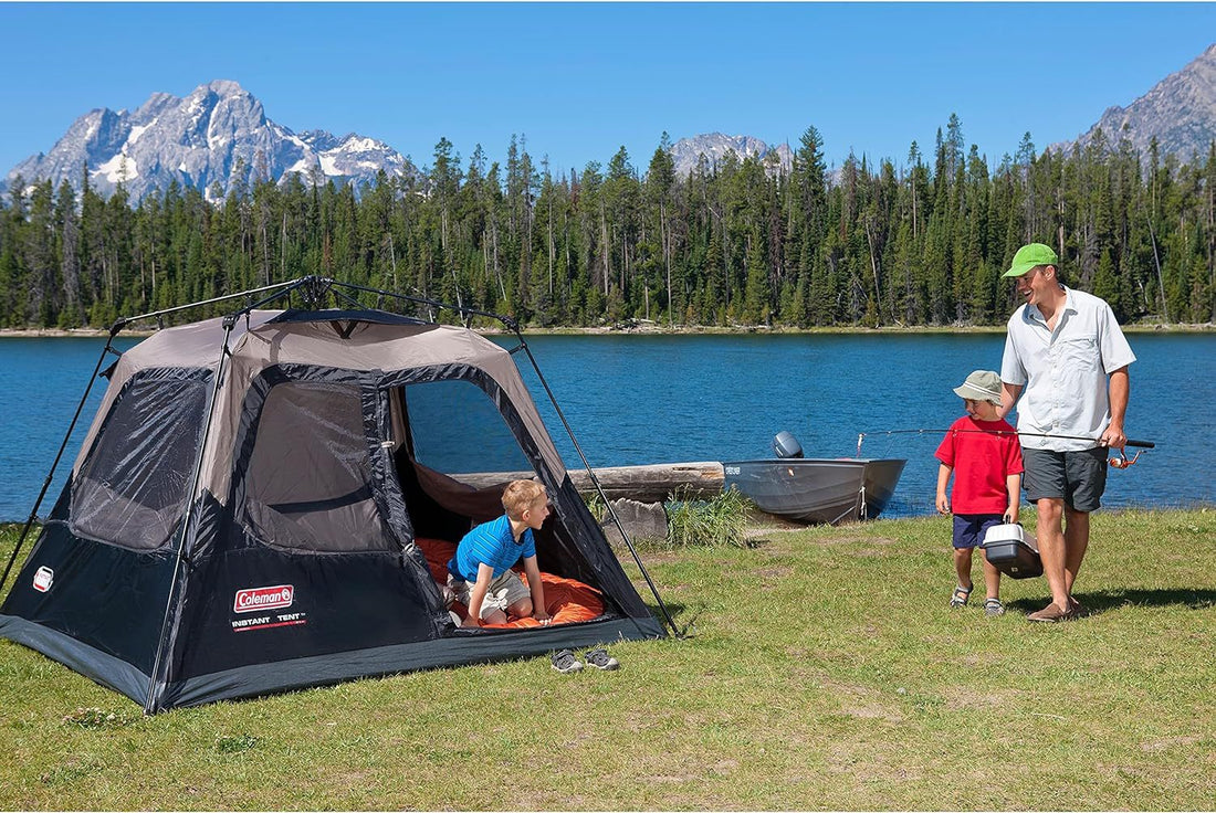 Portable 4-Person Camping Tent | Quick Setup | Wind & Waterproof | Lightweight & Durable | Perfect for Hiking & Outdoor Adventures