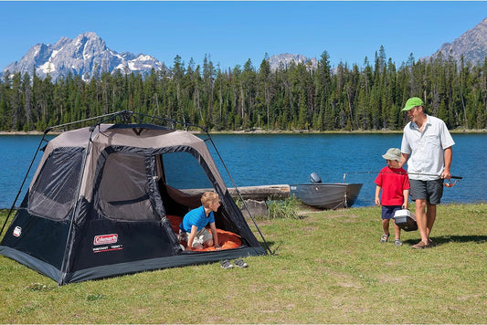 Portable 4-Person Camping Tent | Quick Setup | Wind & Waterproof | Lightweight & Durable | Perfect for Hiking & Outdoor Adventures
