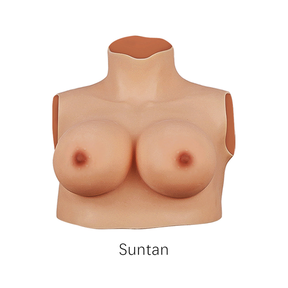VMOPEOT Breast Forms for Crossdressers Silicone Breastplate False Breasts Transgender Drag Queen Cosplay Fake Boobs