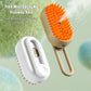 PnotKyes Cat/Dog Shedding Brush - 3-in-1 Pet Steamy Hair Brush, Massage Grooming Comb with Water Spray, Pet Hair Removal Brush