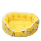 PnotKyes Round Pet Sofa Bed, Cozy Washable Bed, Pet Sofa Bed, Pet Cuddler Bed, Anti-Slip Bottom, Soft Calming Sleeping Bed