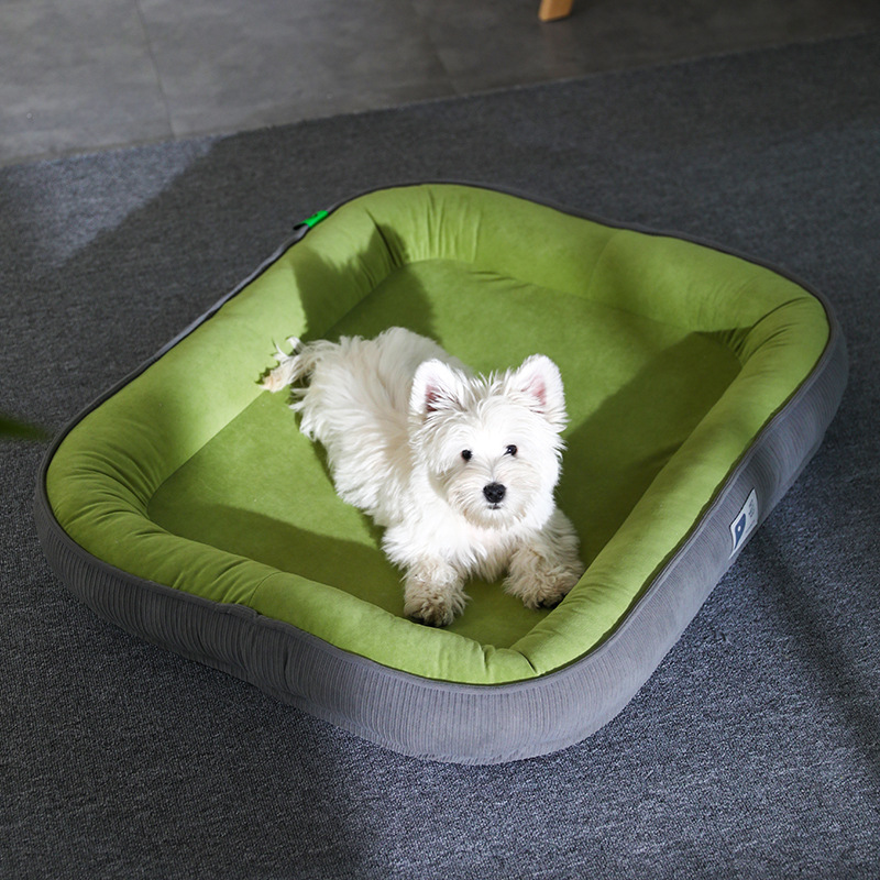 PnotKyes Orthopedic Foam Sofa Bed for All Pets, High-Density Egg Crate Foam Dog Sofa Bed, Pet Sofa Bed with Four-Sided Bolsters, Removable Washable Cover, and Non-Slip Bottom.