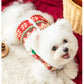 PnotKyes Pet Christmas Outfit, Stand-Up Christmas Bear Winter Vest, Knitted Sweater Cardigan for Dogs and Cats, Universal Pet Apparel