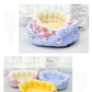 PnotKyes Round Pet Sofa Bed, Cozy Washable Bed, Pet Sofa Bed, Pet Cuddler Bed, Anti-Slip Bottom, Soft Calming Sleeping Bed