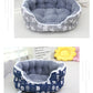 PnotKyes Round Pet Sofa Bed, Cozy Washable Bed, Pet Sofa Bed, Pet Cuddler Bed, Anti-Slip Bottom, Soft Calming Sleeping Bed