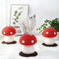 PnotKyes Mushroom-Shaped Cat Scratching Post - Unique Design, Sisal-Wrapped, Durable Sisal Interactive Cat Scratcher Pad, Ideal for Pet Cats