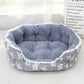 PnotKyes Round Pet Sofa Bed, Cozy Washable Bed, Pet Sofa Bed, Pet Cuddler Bed, Anti-Slip Bottom, Soft Calming Sleeping Bed