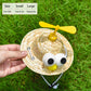 PnotKyesPet Straw Hat - Party Decoration, Adjustable Cute Mini Pet Straw Hat, Suitable for Small Pets/Puppies/Cats