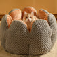 PnotKyes Cactus shape comfortable pet bed, breathable thickened plush cat bed and dog bed, round soothing cat bed and anti-anxiety pet bed, suitable for indoor and outdoor use