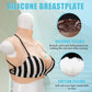 NRHCYBIU Silicone Breast Forms for Crossdressers Breastplate for Drag Queen Fake Breasts for Transgender Cosplay