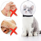 PnotKyes Cat Muzzle, Transparent Cat Muzzle, Breathable Cat Hood, Adjustable Cat Headgear, Pet Grooming Muzzle for Nail Trimming, Prevents Cats from Biting and Chewing